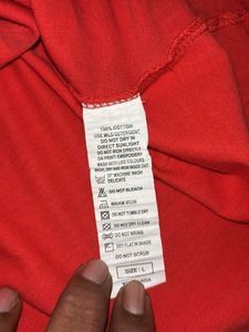 Benetton original Red Anchor Graphic T-Shirt