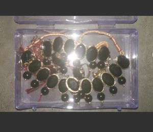 black  🖤 colour jwellery set... a necklace.
