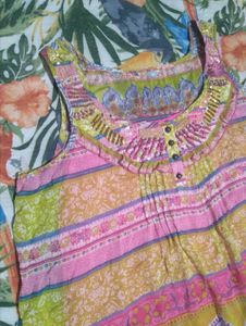 Colorful Sleeveless Top