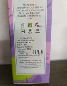 Zivame  Hydrating &amp; NourishingHand Cream