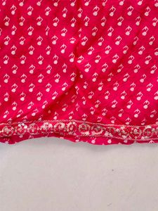 Elegant Red Embroidered Kurta