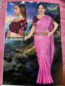 Kohinoor Light Weight Party Wear Saree With Belt