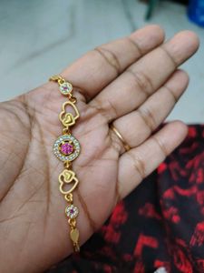 premium one gram gold bracelet free shipping