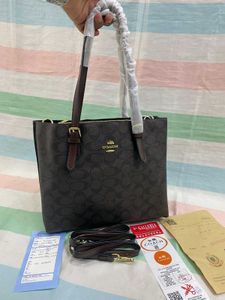 COACH NEW TOTE BAG WD INVOICE BILL N DUST COVER
