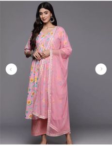 Libas Gotta Patti Floral Print Suit Set