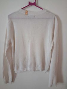 White Knit Sweater