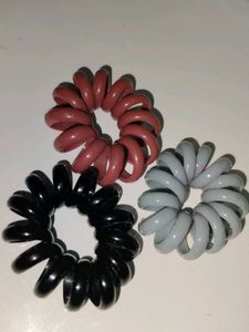 Spiral Hair Ties - Set of 3