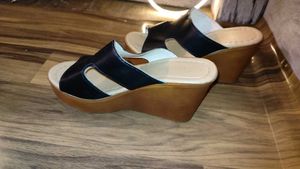 Black Wedge Sandals size 36