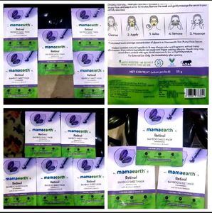 Mamaearth Bamboo Sheet Mask Pack Of 3