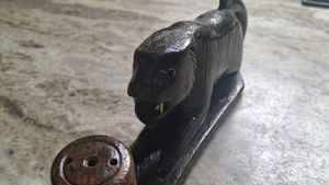 Wooden Lion Showpiece and agarbathi stand