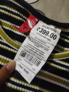 Stripped Bodycon Dress