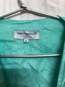 Vesuvio Napoli Cyan Formal Vest