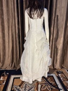 Elegant White Wedding Gown