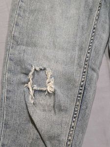 Ripped Light Wash Jeans