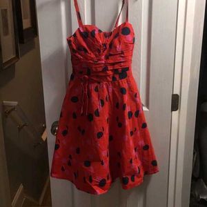 H&amp;M Taylor Swift Red Polka Dot Mini Dress