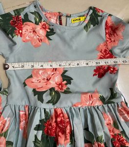 Floral Girls Dress 8-9