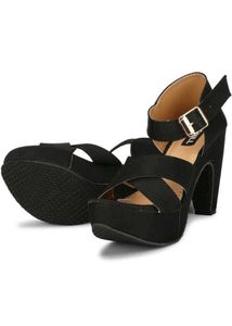 Chic Black Platform Heels