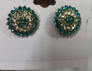 Combo Of 2 Beautiful Stone Studded Earrings