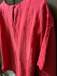 Red Top Cotton Material