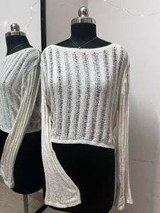 H&amp;M Flared Sleeve Top