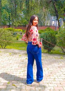 Flower Print Top