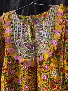 Floral Print Kaftan