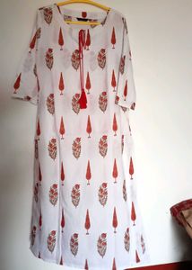 White Pure Cotton Kurta
