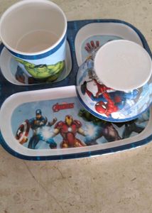 Set Of Two Cute Dinnerware For Kids...Like New..