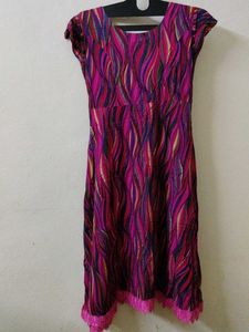 A Line Frock Cut Kurti For Daily Wear Use