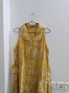 Haute Curry Yellow Floral Dress