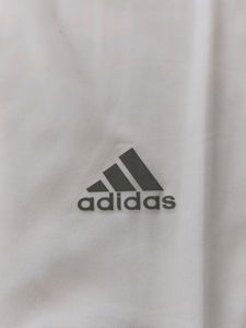 Adidas White Half Sleeve 👕 Tshirt For Man