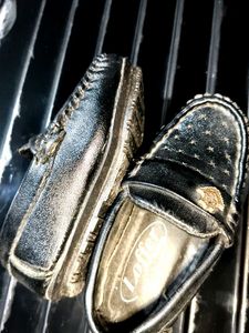 Black Leather Loafers