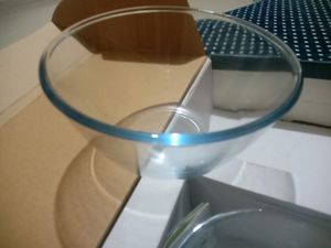 New Borosil Glass Bowl.