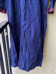 Beautiful 😍 Embroidered Blue Kurta 🤍