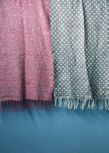 Fabric Bundle: Pink Tweed &amp; Polka Dot