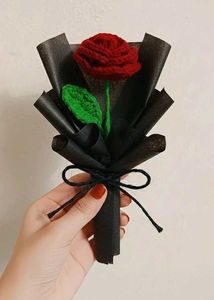 Crochet Rose Bouquet