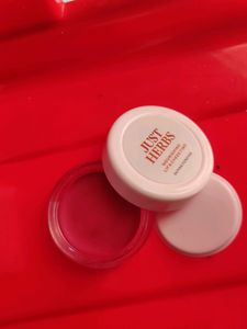Just Herbs Nourishing Lip &amp; Cheek Tint -  (Javitri+jojoba Oil).      Shade - Pink Forever