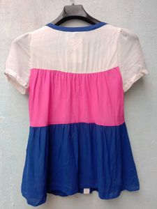 New With Tag Korean Frill Cute Top