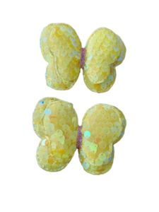 Cute Bow Hair Clips Set Of 2