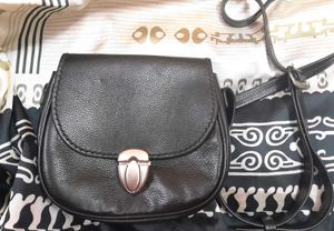 Leather sling bag