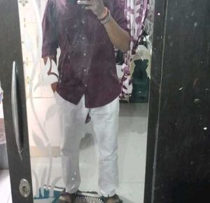 Beige trouser and khaki trousr  set o