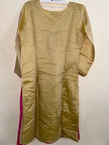 Chanderi Festive Kurta