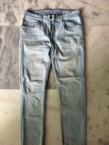 Distressed Denim Jeans