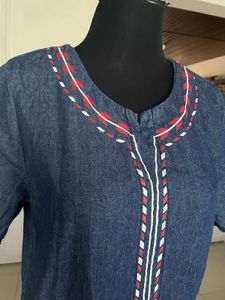New Soft Denim Dress