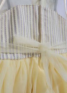 Yellow Tulle Party Dress