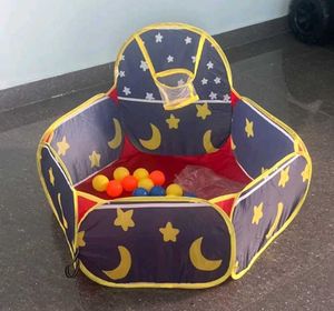 New Kids Ball Pit with Basketball Hoop indoor game