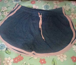 Cute Navy &amp; Pink Athletic Shorts