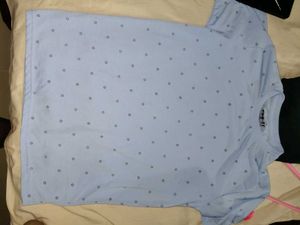 PRM-21 Light Blue Patterned Tee - Size XL