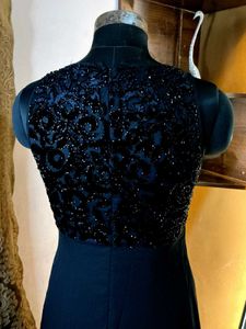 sequnce black gown