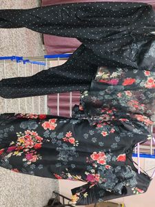 Floral Print Dress Set